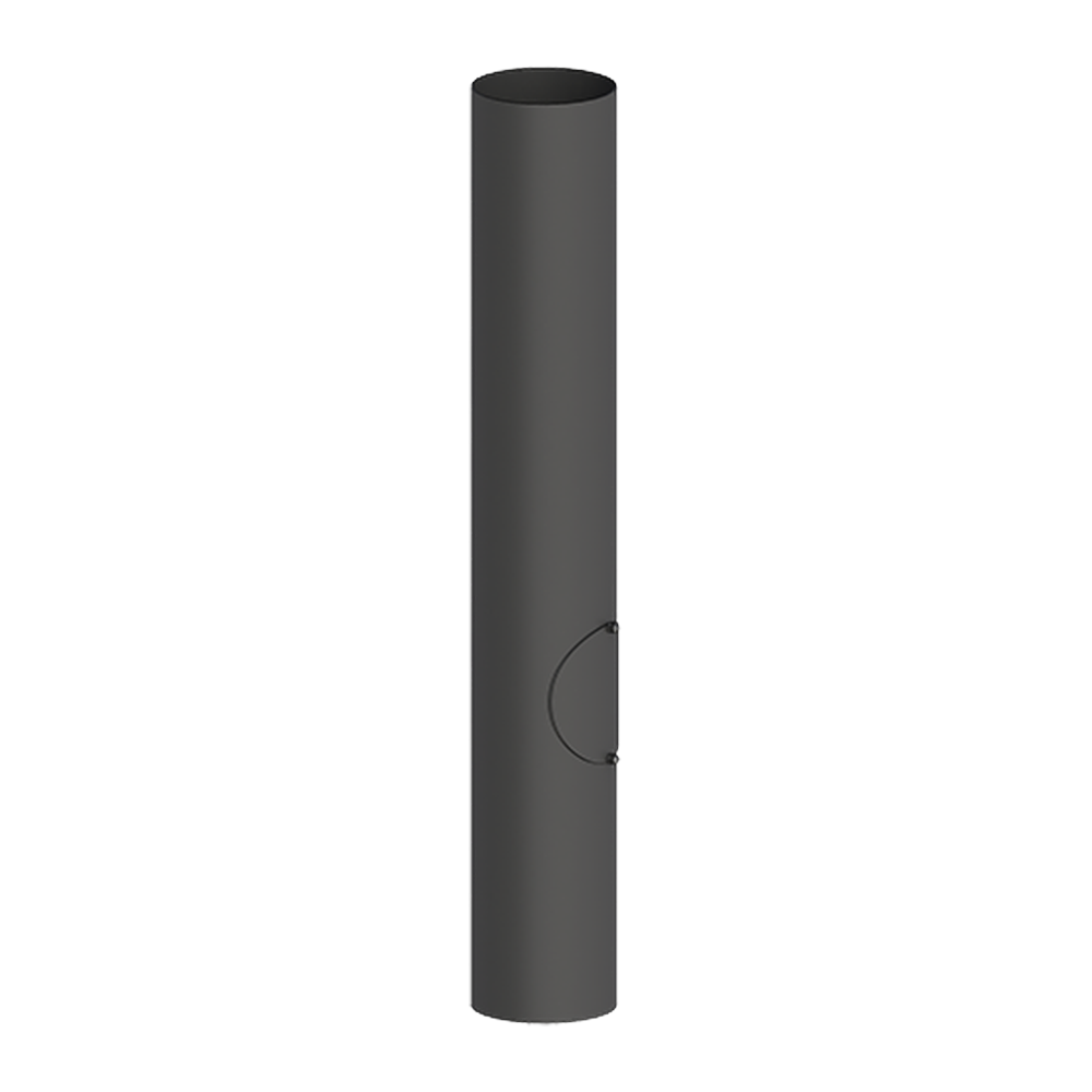 Elément droit 750 mm Ferrolux Noir